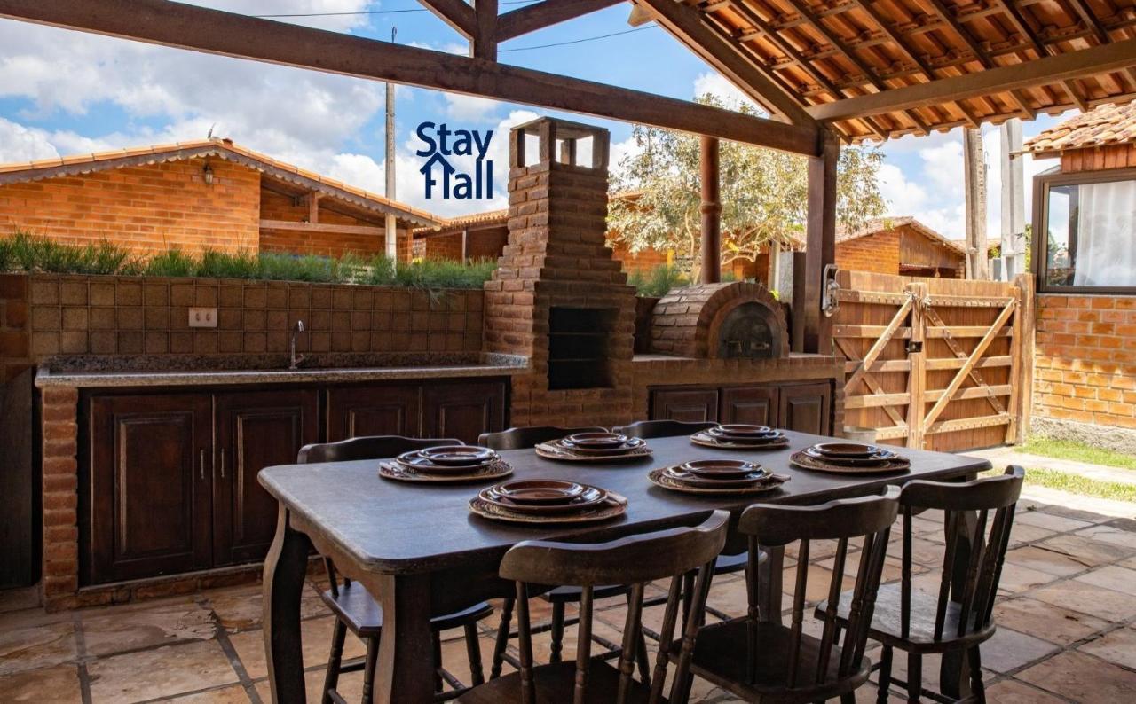 Refugio Em Gravata C/ Churrasq E Forno Pizza-Sh010 Luaran gambar